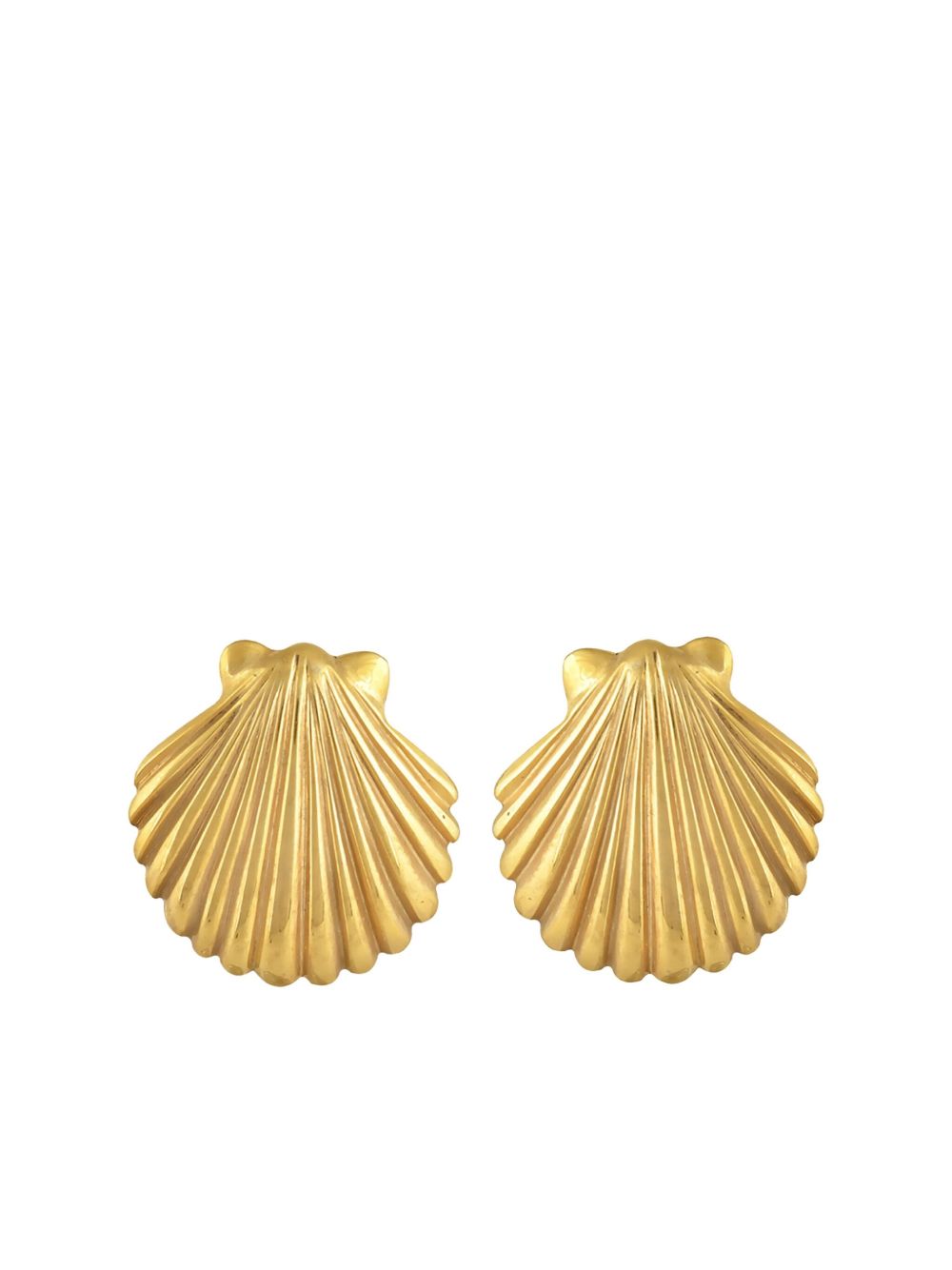 Golden Shell Earring