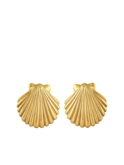 Golden Shell Earring