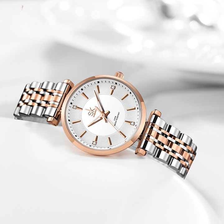 Relógio Feminino Bella Rose 32mm: Elegância e Conforto para o Dia a Dia
