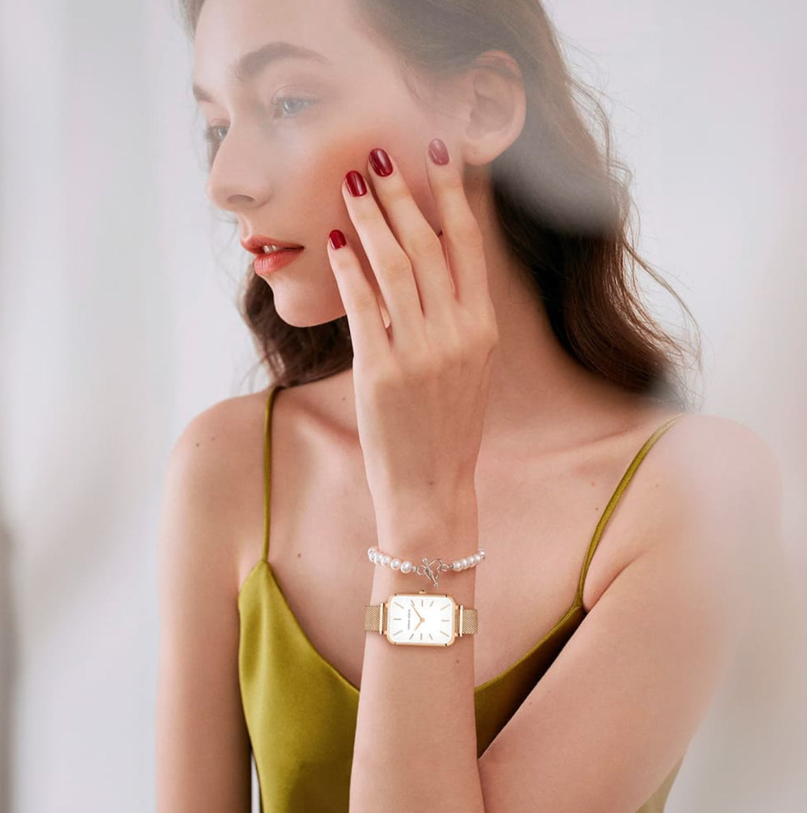 34mm gold vintage women's watch
