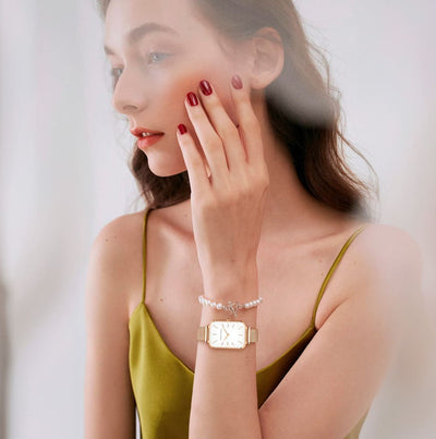 34mm gold vintage women's watch