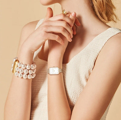 34mm gold vintage women's watch