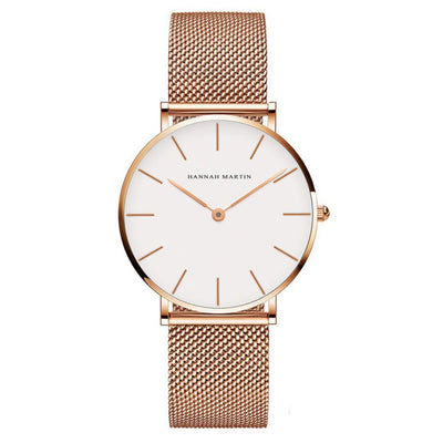 Relógio Feminino Classic Rose 36mm: Elegância e Estilo para Mulheres Modernas