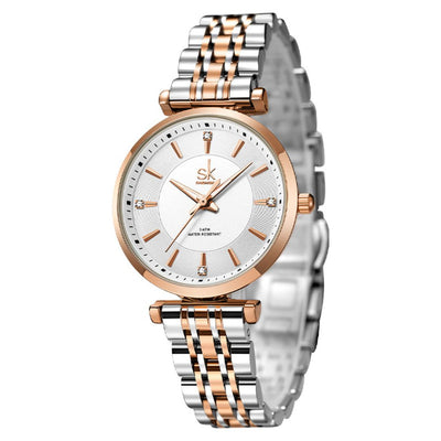 Relógio Feminino Bella Rose 32mm: Elegância e Conforto para o Dia a Dia