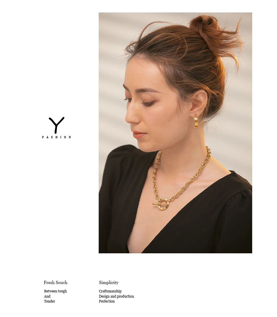 Floral Hoop Earrings