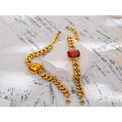 Pulseira Rubi Folheada - Velvet