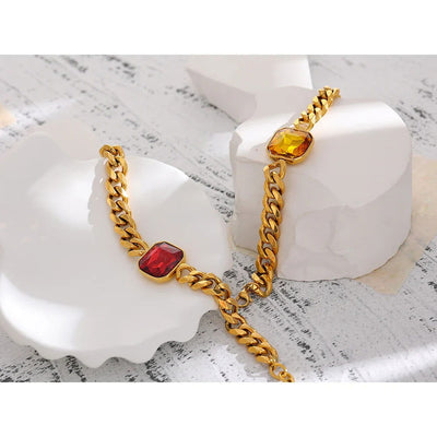 Pulseira Rubi Folheada - Velvet