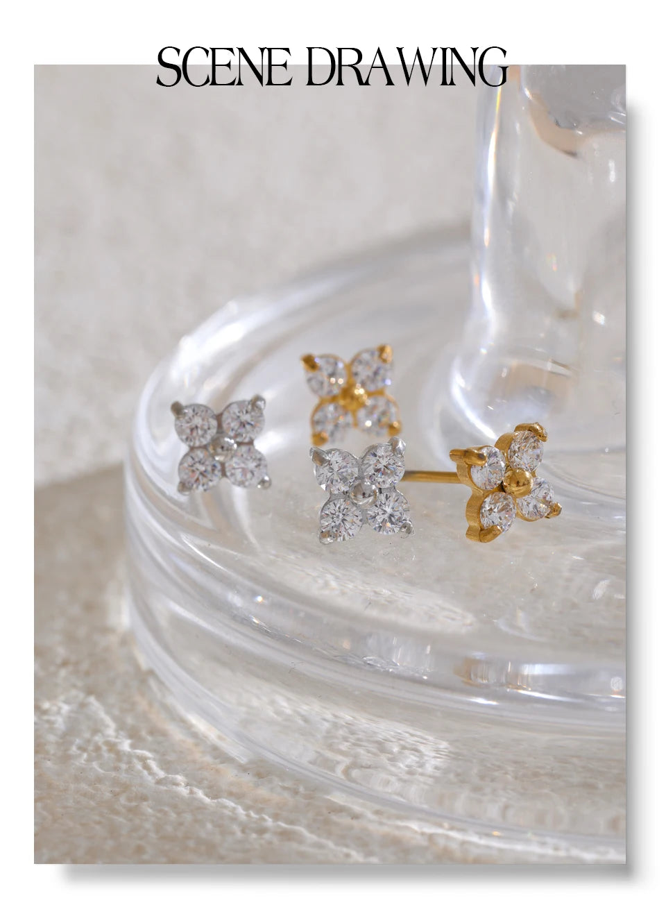 Fleur d'Or Earring