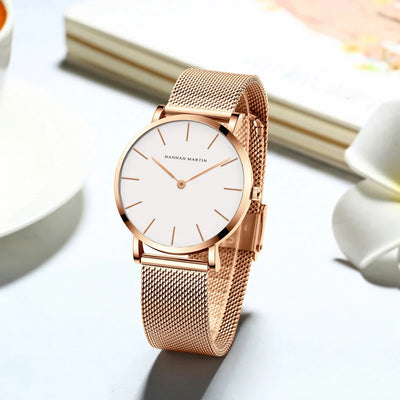 Relógio Feminino Classic Rose 36mm: Elegância e Estilo para Mulheres Modernas